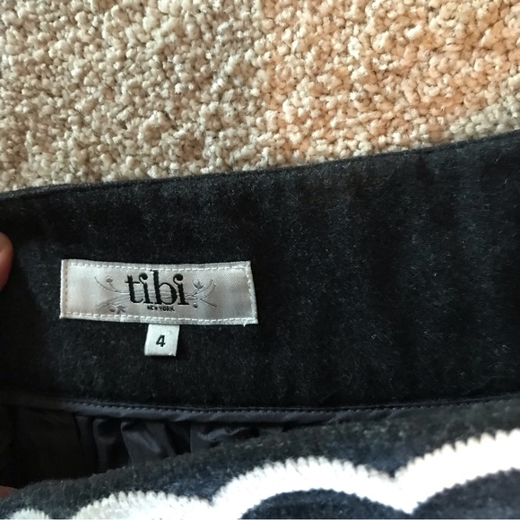 Tibi Wool Blend Skirt - Picture 4 of 6